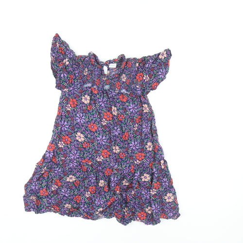 NEXT Girls Multicoloured Floral Dress, Size 8 Years