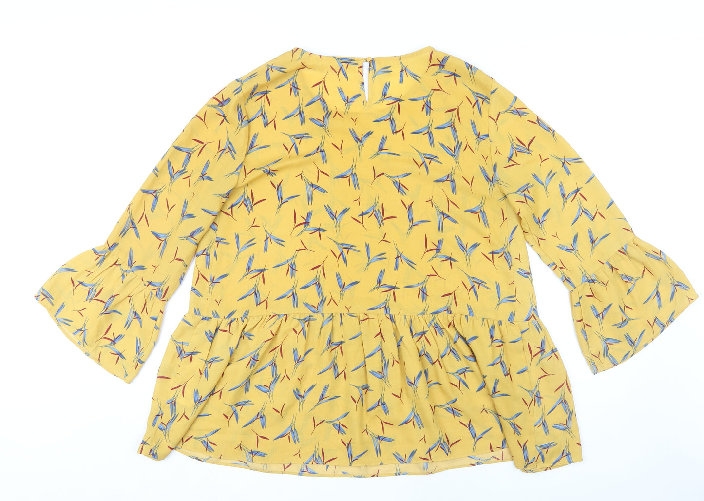 JoJo Maman Bébé Women's Yellow Floral Tunic, M, Spring