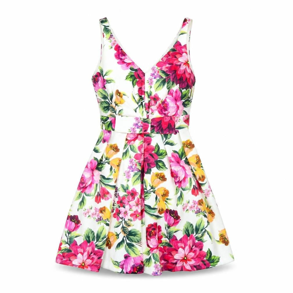Miss Selfridge Floral Fit & Flare Dress Size 10