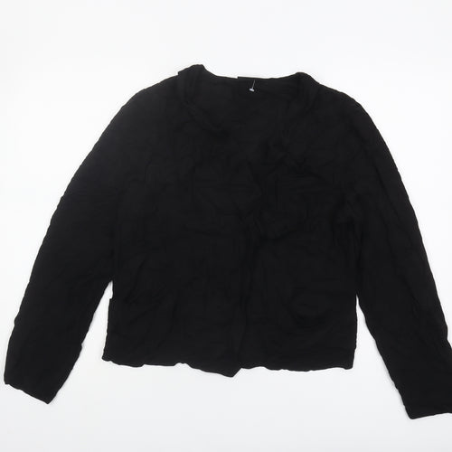 Wallis Women's Black Long Sleeve Top Size 18