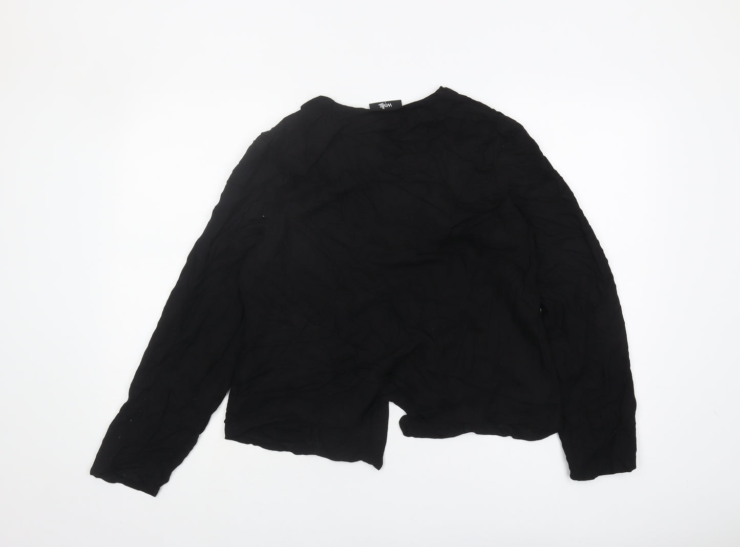 Wallis Women's Black Long Sleeve Top Size 18