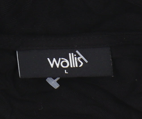 Wallis Women's Black Long Sleeve Top Size 18
