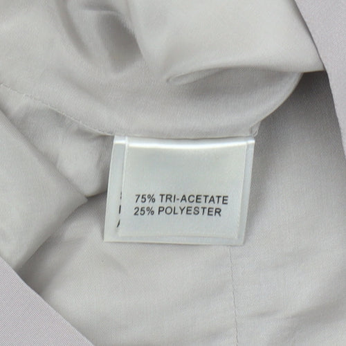 Coterie Women's Grey Top Size 16 Scoop Neck