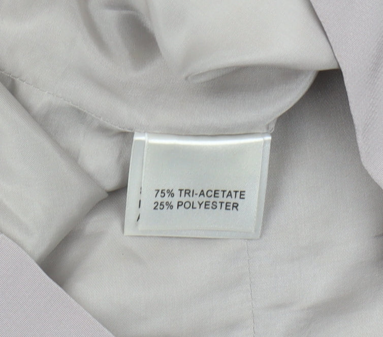 Coterie Women's Grey Top Size 16 Scoop Neck