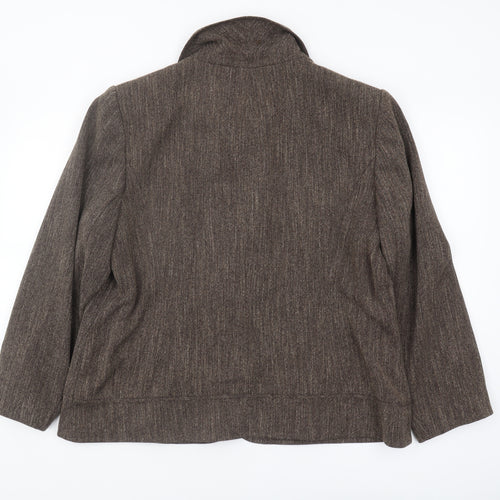 BHS Women's Regular Brown Suit Jacket Size 20