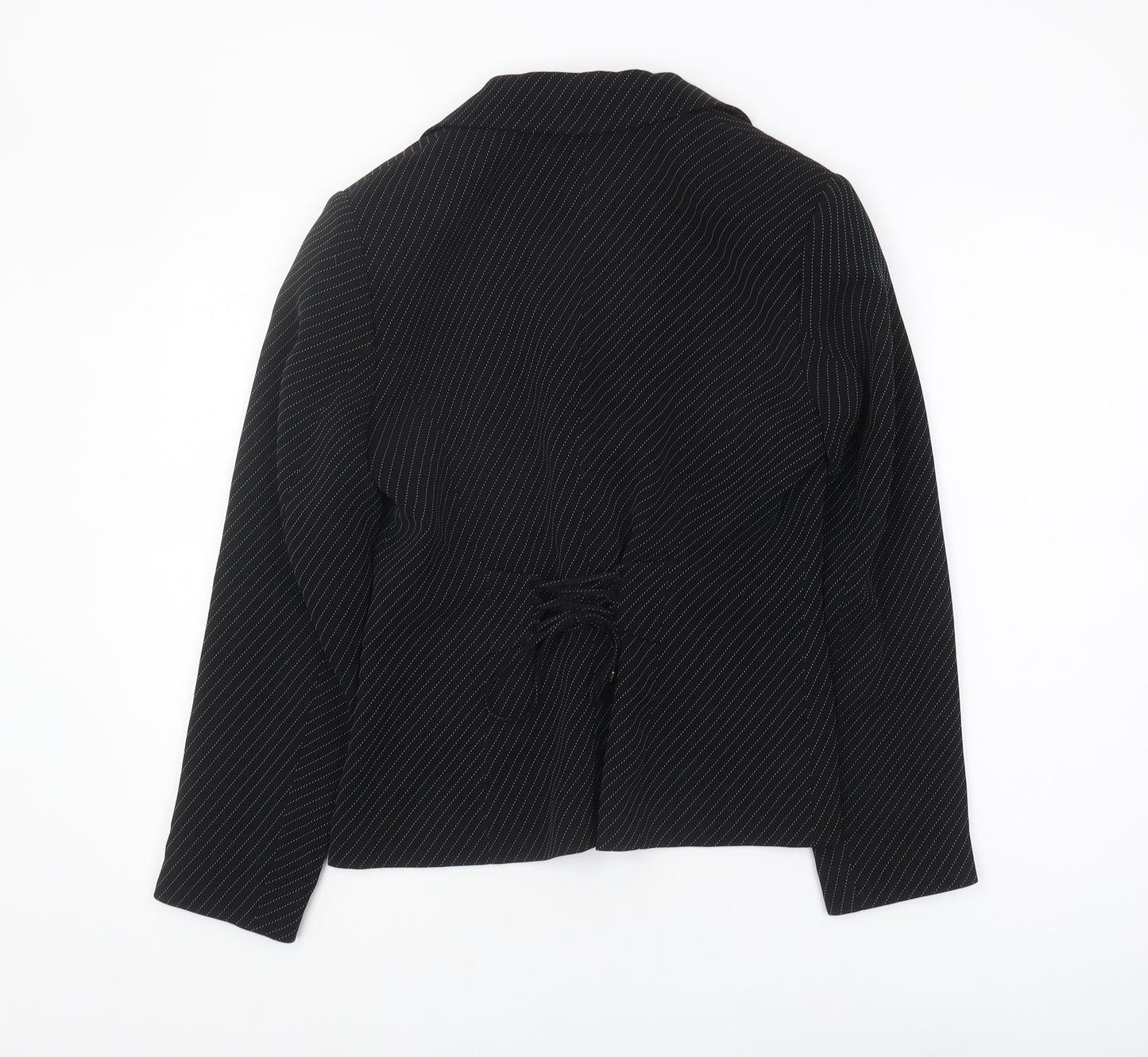 Apriori Women's Black Pinstripe Blazer Size 10