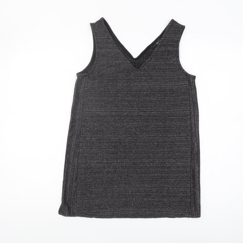 Next Women's Black Tank, Size 8, V-Neck Knit Top