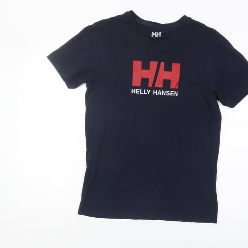 Helly Hansen Men's Blue Cotton T-Shirt Size S