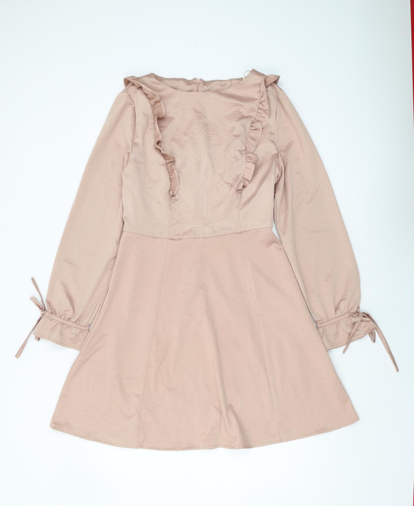 New Look Women's Beige A-Line Dress Size 10