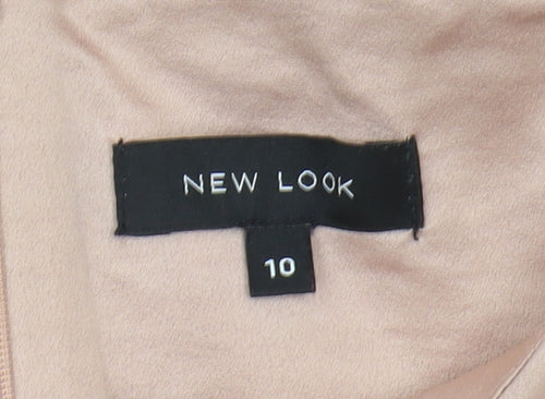 New Look Women's Beige A-Line Dress Size 10