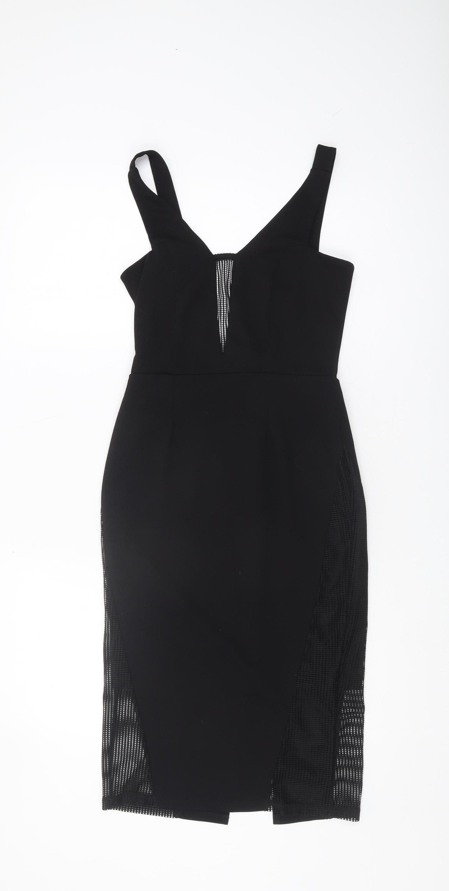 ASOS Women's Black Bodycon Dress UK Size 8
