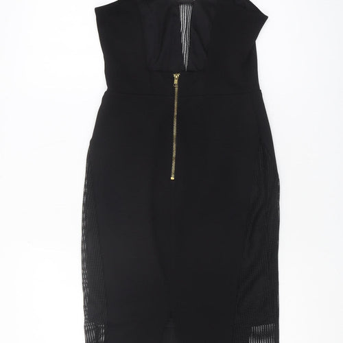 ASOS Women's Black Bodycon Dress UK Size 8