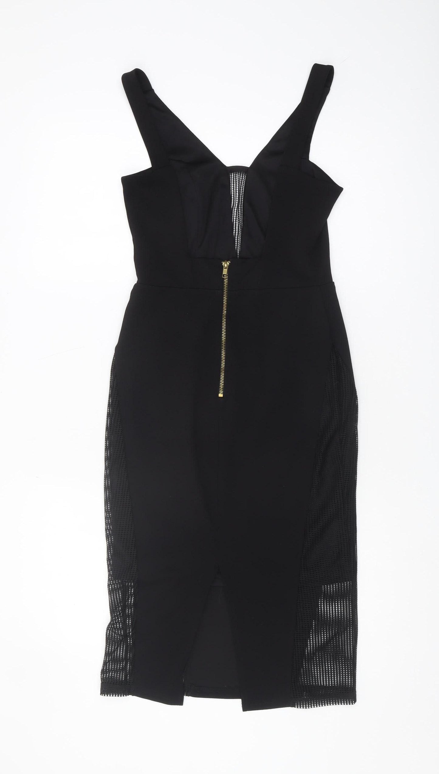 ASOS Women's Black Bodycon Dress UK Size 8