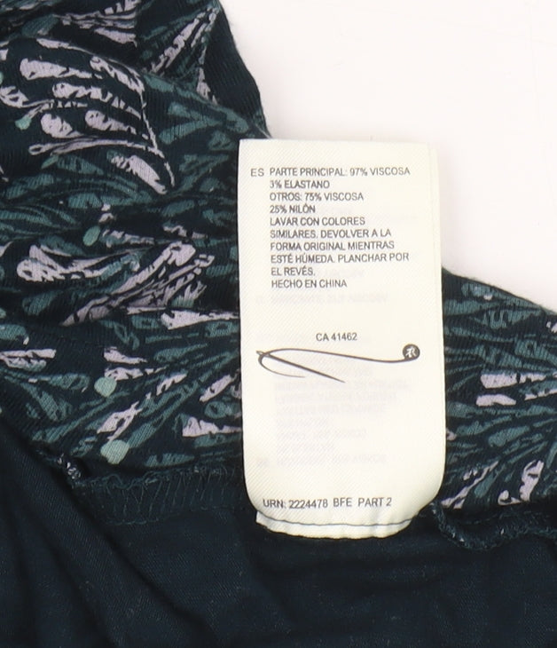 White Stuff Women’s Blue Tunic with Floral Pattern