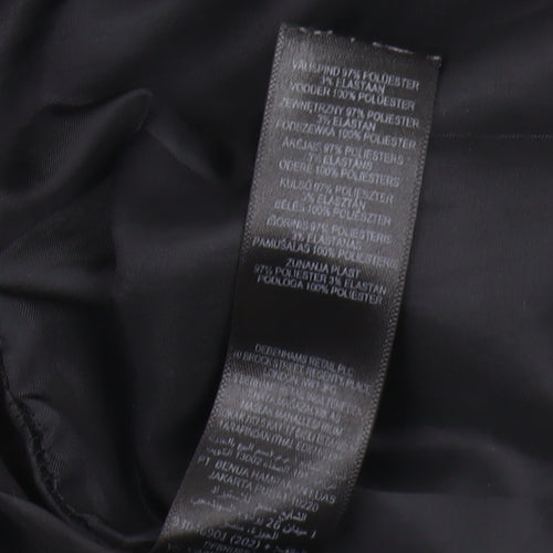 Debenhams Women's Black Size 16 Colourblock Shift Dress