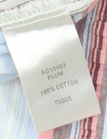 Cotton Traders Women's A-Line Striped Skirt Size 16