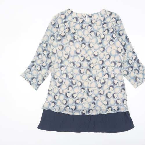Adini Women's Multicoloured Blouse, Size S, 3/4 Sleeve