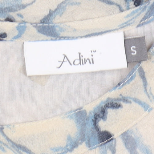 Adini Women's Multicoloured Blouse, Size S, 3/4 Sleeve