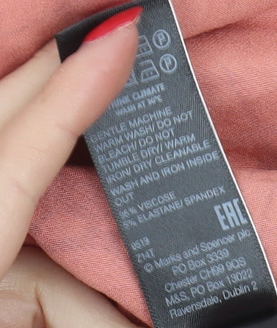 Marks and Spencer Women's A-Line Floral Skirt, Size 14