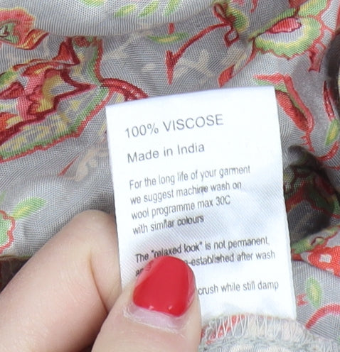 The Masai Floral V-Neck Women's Dress M Multicoloured