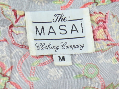 The Masai Floral V-Neck Women's Dress M Multicoloured