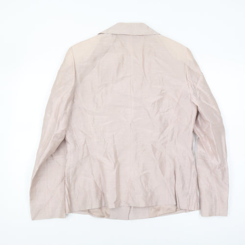 Evelin Brandt Beige Women's Blazer Size 12