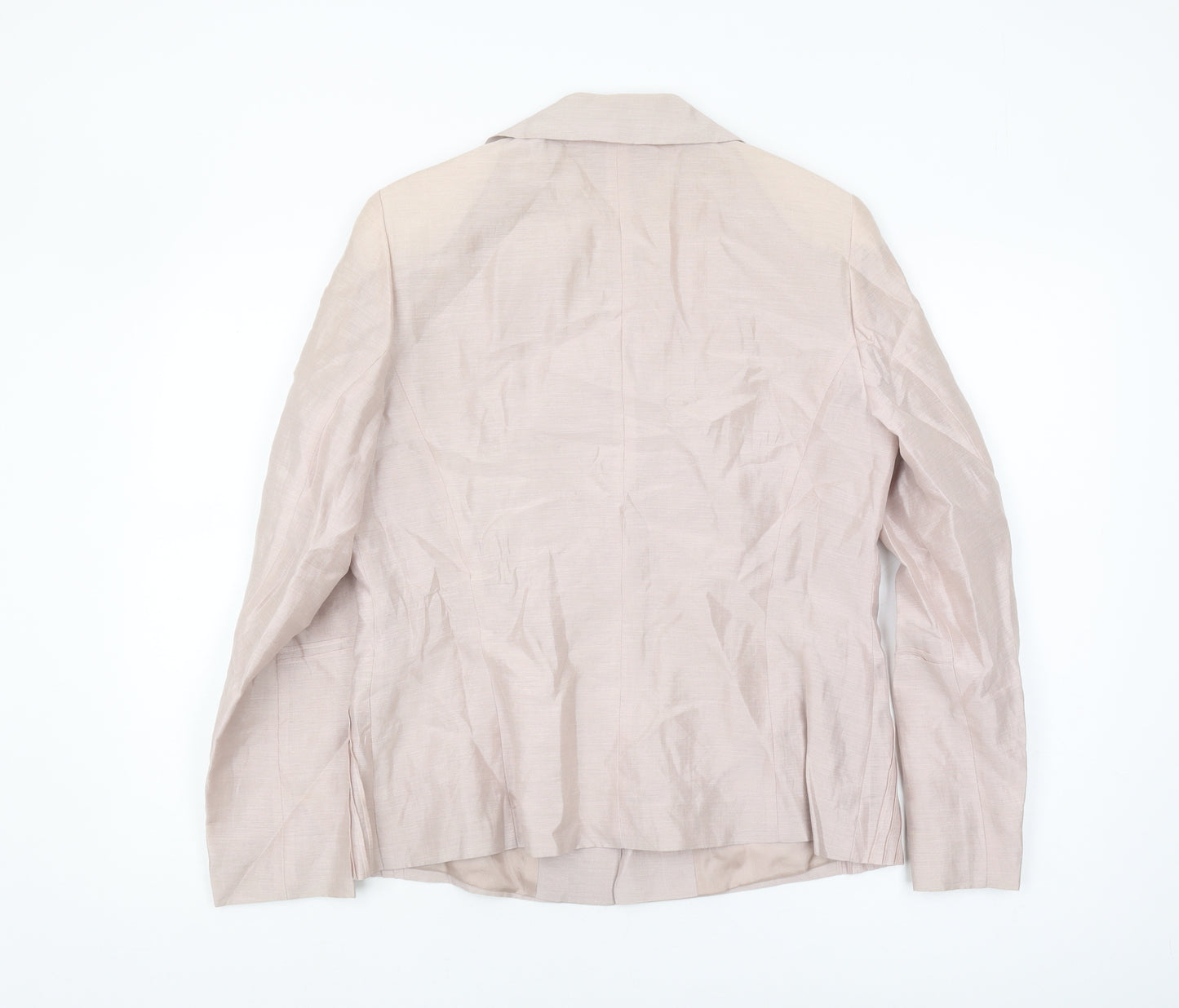 Evelin Brandt Beige Women's Blazer Size 12