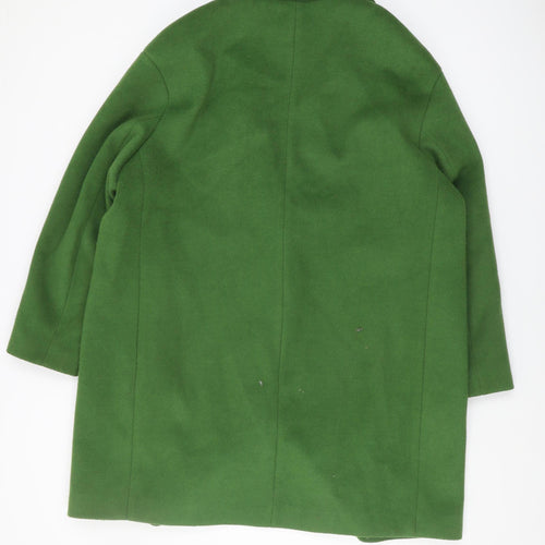 Marks and Spencer Women's Green Coat Size 18
