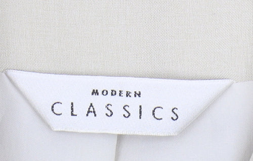 Modern Classics Women's Beige Blazer Size 14