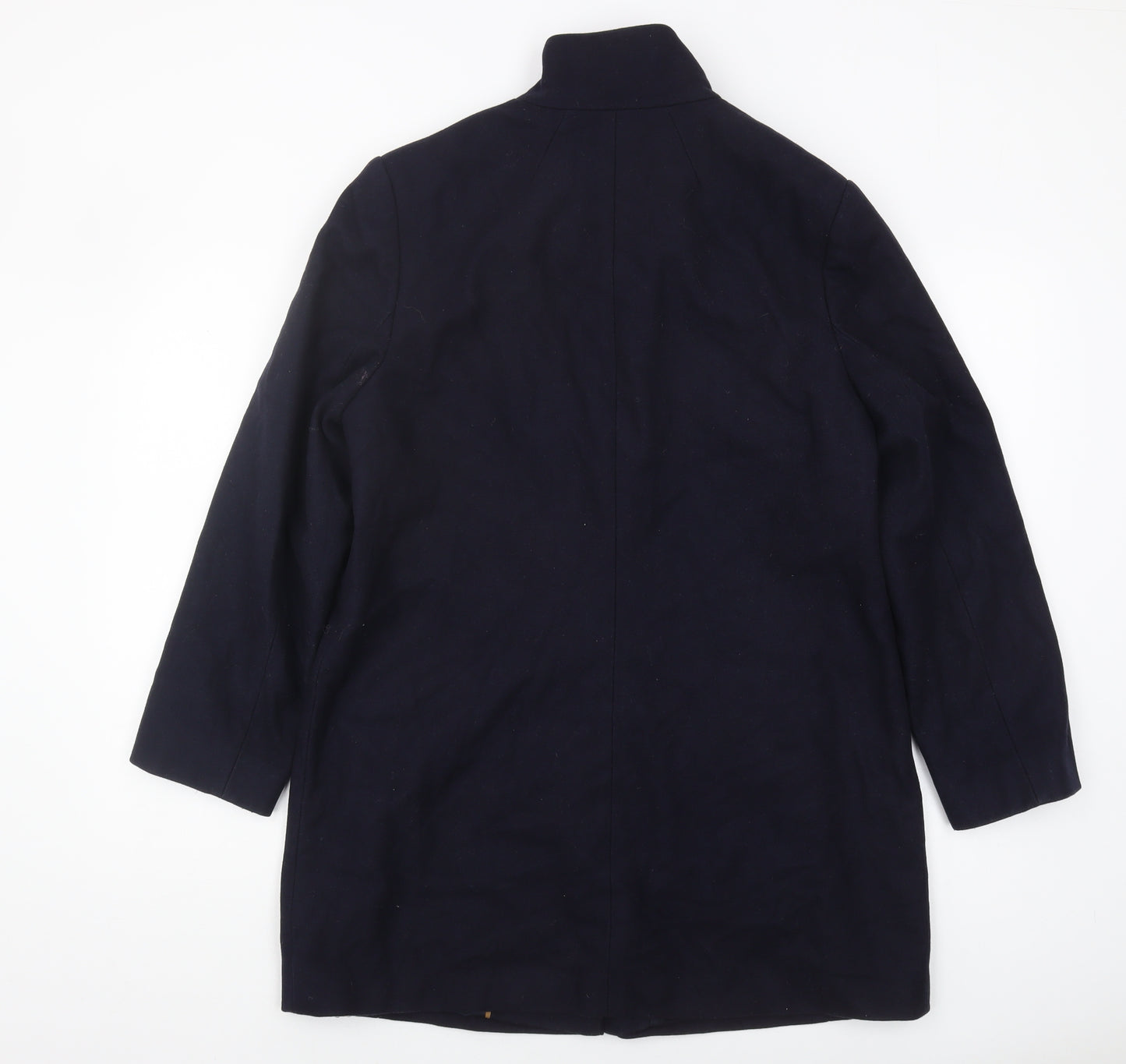Eastex Women's Blue Mid-Length Wool Blend Coat