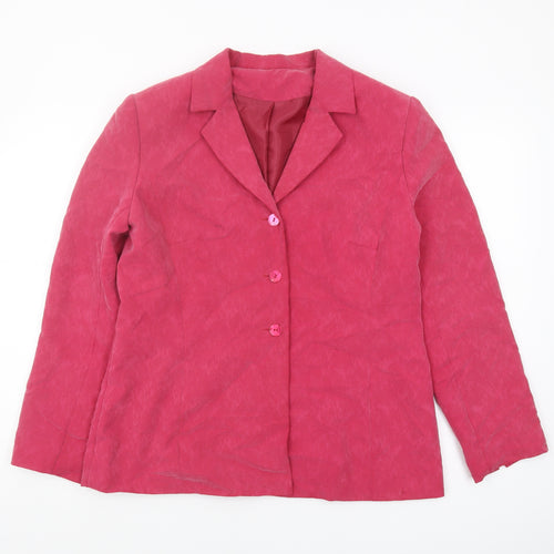 Debenhams Pink Women's Blazer Size 14