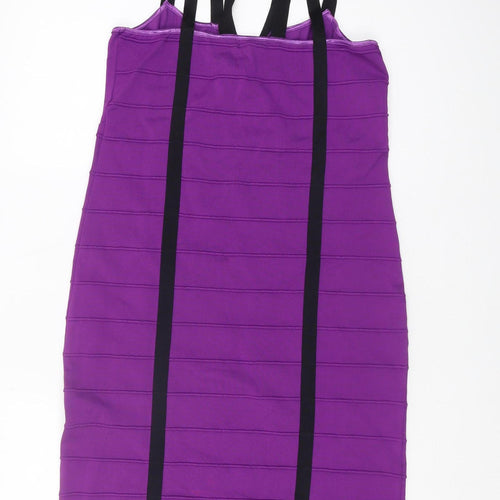 Next Tall Purple Bodycon Dress - Party, Women, Size 16