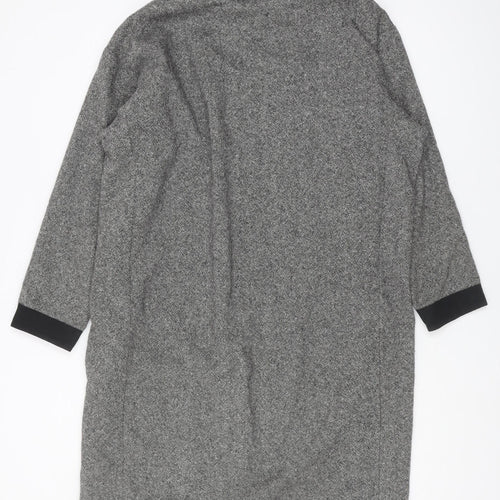 Tome Grey Herringbone Shift Dress, Women's L, Casual Wear