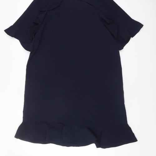 Zara Women’s Blue Ruffle Detail Dress Size 4