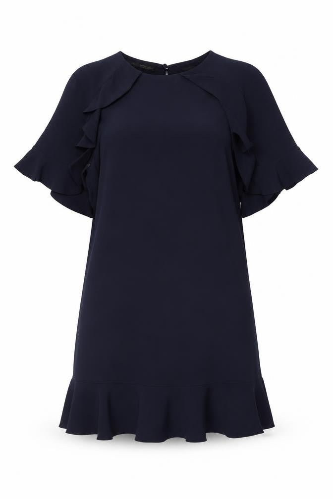 Zara Women’s Blue Ruffle Detail Dress Size 4