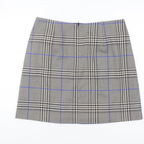 Marks and Spencer Women's Black Plaid Skirt Size 14