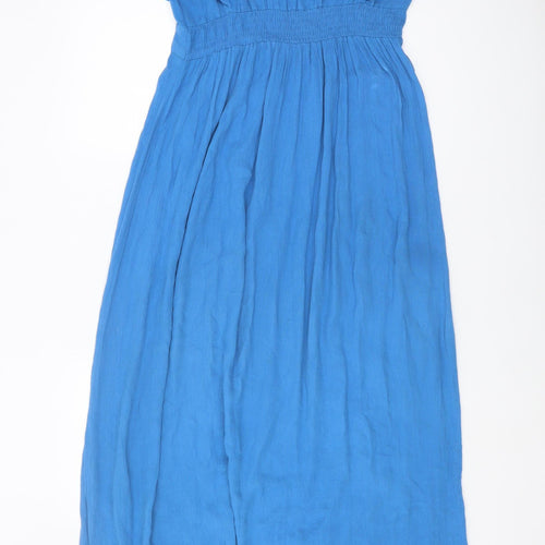 Natura Women's Blue Long Maxi Dress Size M