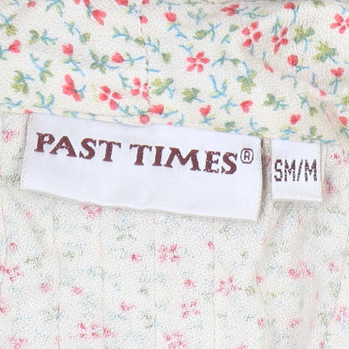 Past Times Women's Floral Blouse, Size S, Multicoloured
