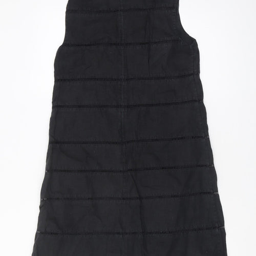 Hobbs Women's Black Sleeveless Textured Dress Size 10
