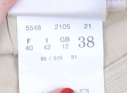 Betty Barclay Beige Midi Pencil Skirt - Size 12