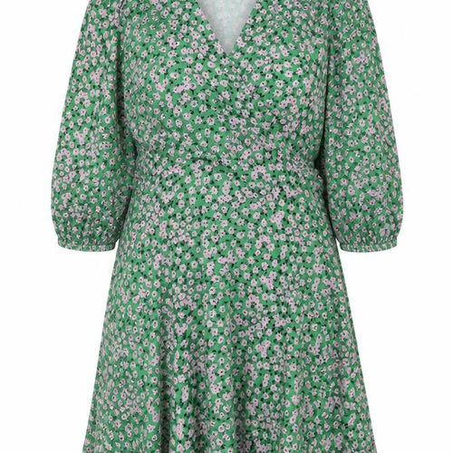 ASOS Women’s Green Floral Wrap Dress Size 14