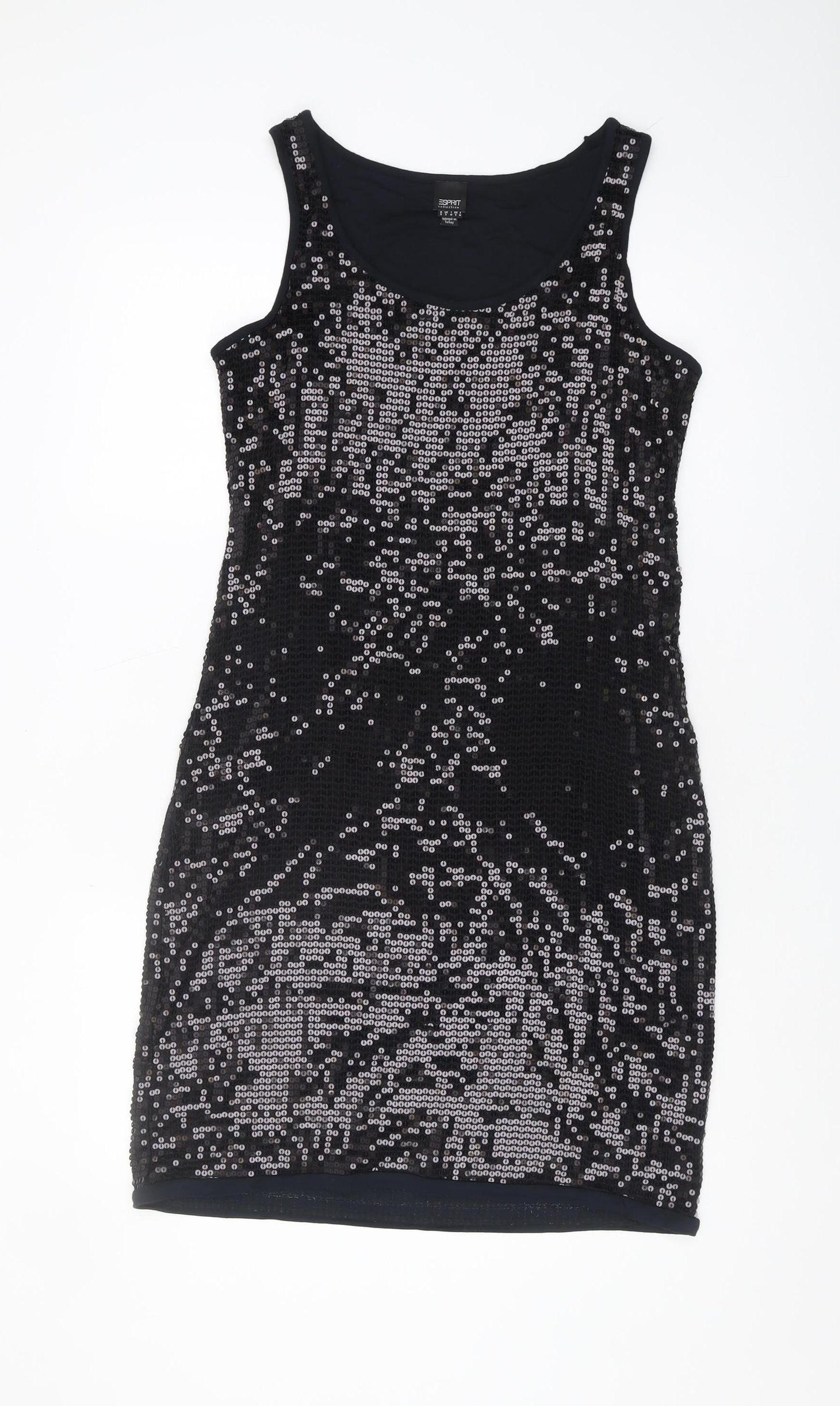 Esprit Women's Black Sequin Tank Dress S