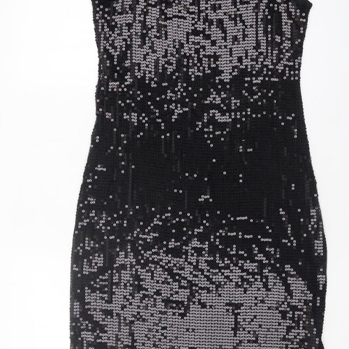 Esprit Women's Black Sequin Tank Dress S