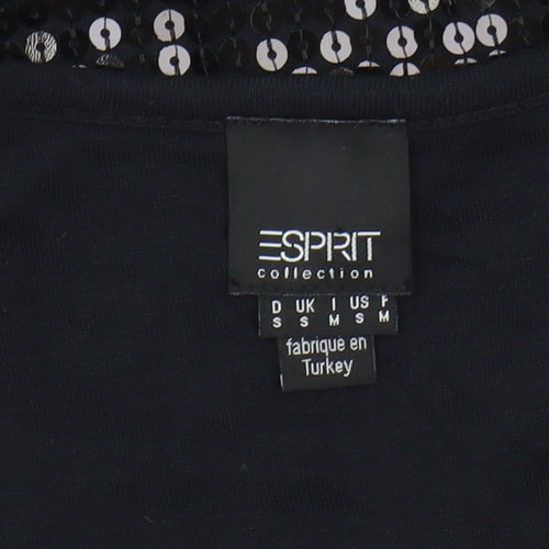 Esprit Women's Black Sequin Tank Dress S