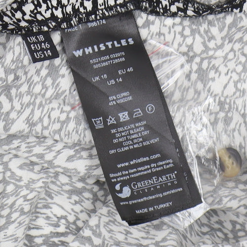 Whistles Women's Multicoloured Shirt Dress Size 18