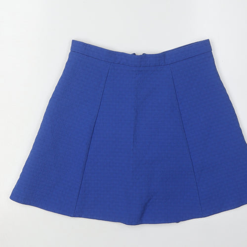 River Island Women’s Blue A-Line Skirt Size 10