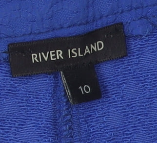 River Island Women’s Blue A-Line Skirt Size 10