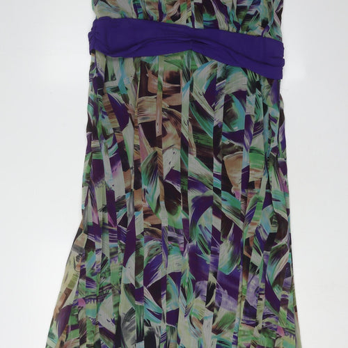 Klass Collection Multicoloured Women's Sleeveless Dress Size 14