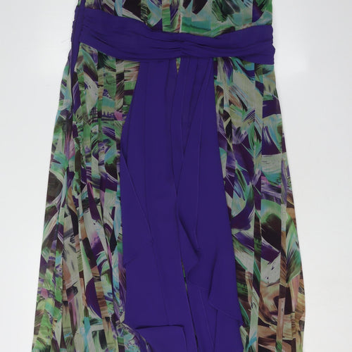 Klass Collection Multicoloured Women's Sleeveless Dress Size 14