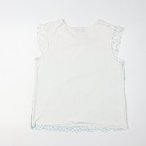 Klass Women's Multicoloured Lace Blouse - Size L